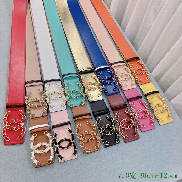 Chanel Belt 70mm 95-125cm 7D05